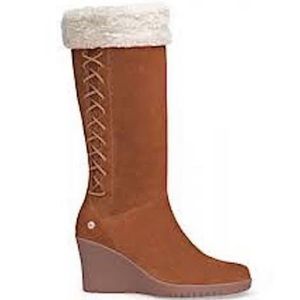 UGG Australia Felicity suede wedge boots